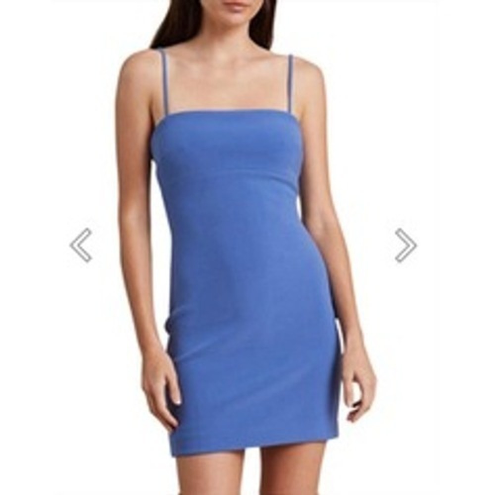 Bec + Bridge Maya Mini Dress Womens 2 Blue Fitted Sleeveless Party Cocktail Chic